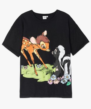 Tee-shirt femme à manches courtes avec motif Bambi - Disney vue4 - DISNEY DTR - GEMO