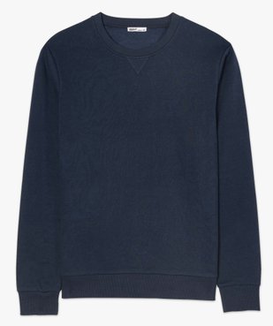 Sweat homme molletonné contenant du coton bio vue4 - GEMO C4G HOMME - GEMO