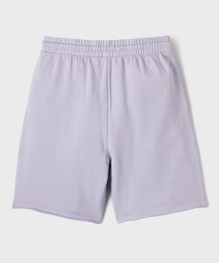 Bermuda en maille French Terry coupe ample garçon vue3 - GEMO 4G GARCON - GEMO