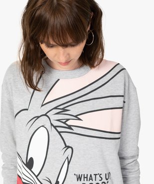 Sweat femme imprimé toons XXL - Looney Tunes vue2 - GEMO(FEMME PAP) - GEMO