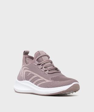 Baskets basses running en mesh à lacets femme - Valentina Baldano vue3 - VALENTINA BALDA - GEMO