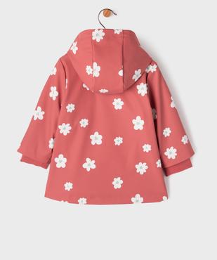 Manteau imperméable doublé à capuche bébé fille vue5 - GEMO(BEBE DEBT) - GEMO