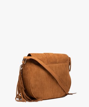 Sac femme à bandoulière avec franges vue2 - GEMO (ACCESS) - GEMO