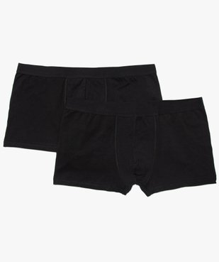 Boxer homme grande taille uni en coton biologique (lot de 2) vue1 - GEMO 4G HOMME - GEMO