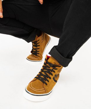 Baskets homme mid-cut en suédine à col rembourré vue1 - GEMO (SPORTSWR) - GEMO