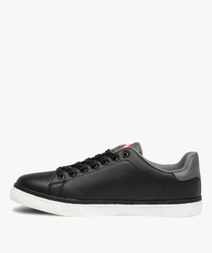 Baskets homme tige basse unie à lacets – Lee Cooper Smart vue3 - LEE COOPER - GEMO