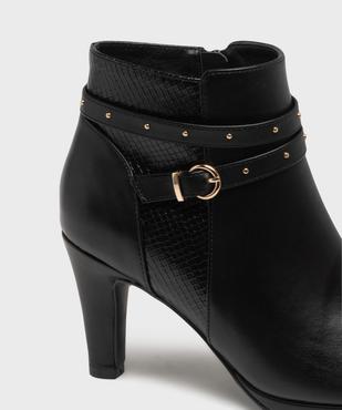 Bottines à talon avec en suédine femme - Valentina Baldano vue6 - VALENTINA BALDA - GEMO