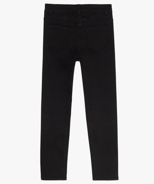 Pantalon fille coupe Slim uni vue4 - GEMO (ENFANT) - GEMO