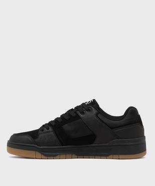 Baskets basses à lacets style skateshoes homme vue3 - 5 MILES - GEMO