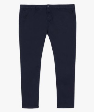 Pantalon homme en toile coupe Straight vue4 - GEMO (G TAILLE) - GEMO
