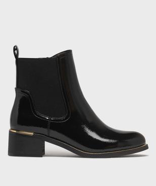Boots vernis avec élastique sur la tige femme - Valentina Baldano vue1 - VALENTINA BALDA - GEMO