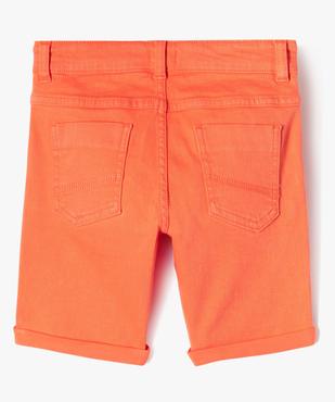 Bermuda en denim stretch coupe regular garçon vue3 - GEMO (ENFANT) - GEMO