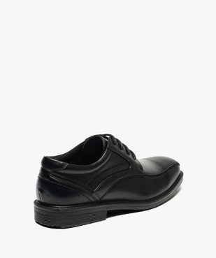 Derbies homme à surpiqûres et bout carré vue4 - GEMO(URBAIN) - GEMO