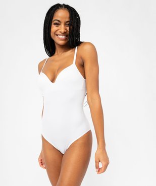 Body effet push-up avec bonnets coqués femme vue2 - GEMO(HOMWR FEM) - GEMO