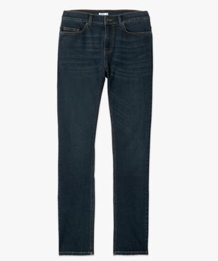 Jean homme coupe straight aspect usé sur les hanches vue4 - GEMO (HOMME) - GEMO