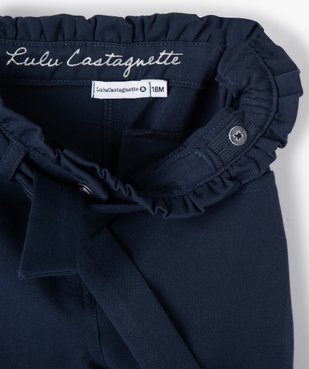 Pantalon bébé fille forme carotte - LuluCastagnette vue3 - LULUCASTAGNETTE - GEMO