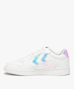Baskets femme à lacets et à bande contrastante - Hummel vue3 - HUMMEL - GEMO
