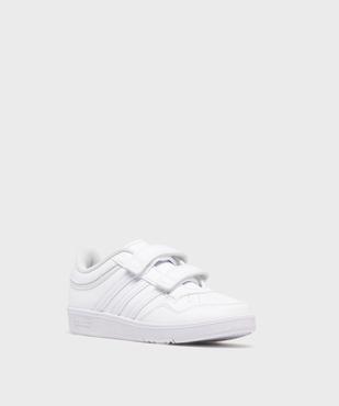 Baskets basses à scratch Hoops garçon - Adidas vue2 - ADIDAS - GEMO