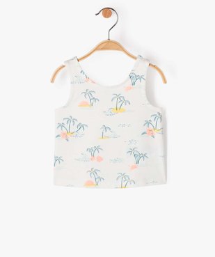 Débardeur bébé fille avec motifs estivaux vue1 - GEMO(BEBE DEBT) - GEMO