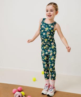 Débardeur de sport court à dos fantaisie fille vue5 - GEMO 4G FILLE - GEMO