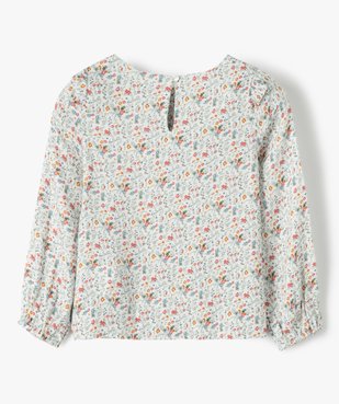 Blouse fille imprimée avec volant sur le décolleté vue3 - Nikesneakers (ENFANT) - Nikesneakers