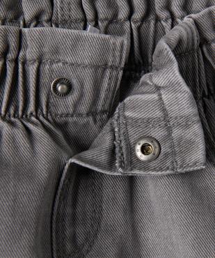 Jupe courte en jean bébé fille vue3 - GEMO(BEBE DEBT) - GEMO