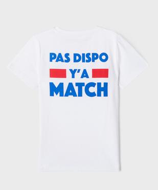 Tee-shirt manches courtes spécial coupe du monde garçon vue3 - GEMO 4G GARCON - GEMO