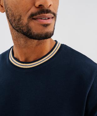 Tee-shirt col rond homme vue2 - GEMO 4G HOMME - GEMO