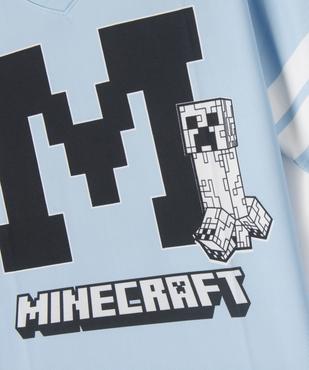 Tee-shirt de sport imprimé garçon - Minecraft vue3 - MINECRAFT - GEMO