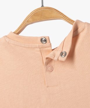 Tee-shirt bébé garçon imprimé à manches courtes vue3 - GEMO(BEBE DEBT) - GEMO