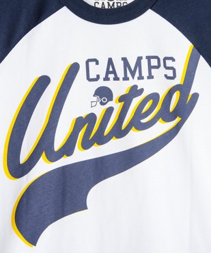 Pyjashort garçon avec inscriptions – Camps United vue2 - CAMPS UNITED - GEMO
