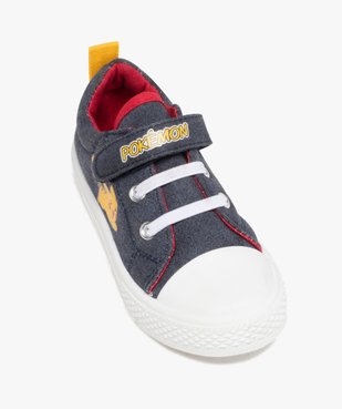 Baskets garçon en toile imprimées Pikachu – Pokémon vue5 - POKEMON - GEMO