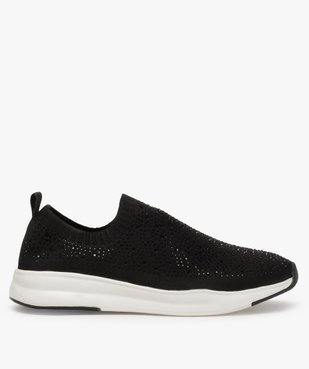 Baskets femme sans lacets à strass vue2 - GEMO (SPORTSWR) - GEMO