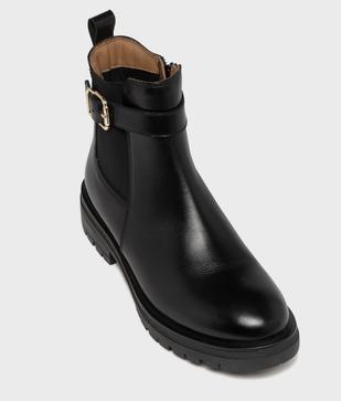 Boots dessus cuir avec semelle crantée femme - Tanéo vue7 - TANEO - GEMO
