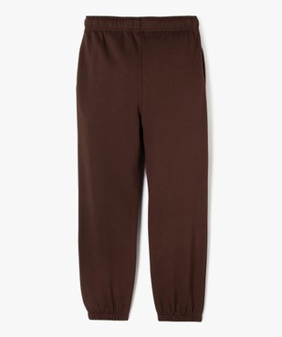 Pantalon de jogging molletonné garçon vue3 - GEMO (JUNIOR) - GEMO