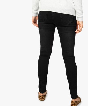 Jean femme skinny à taille normale en stretch délavé vue3 - GEMO (JEAN) - GEMO