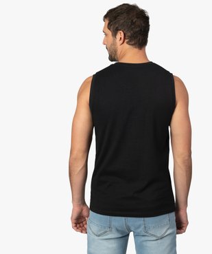 Debardeur uni vue3 - GEMO (HOMME) - GEMO
