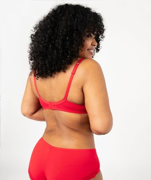 Soutien-gorge grande taille à armatures et coques fines  vue4 - GEMO(HOMWR FEM) - GEMO