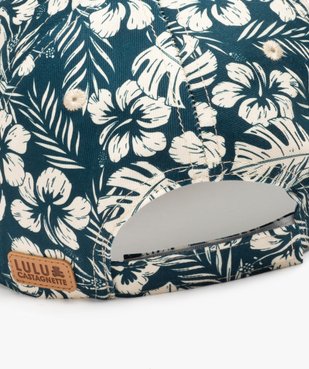 Casquette fille à motifs fleuris - LuluCastagnette vue2 - LULUCASTAGNETTE - GEMO