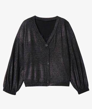Gilet femme grande taille pailletée à gros boutons vue4 - GEMO (G TAILLE) - GEMO
