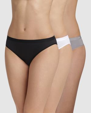 Lot de 3 culottes pour femme en coton - Dim vue2 - DIM - GEMO