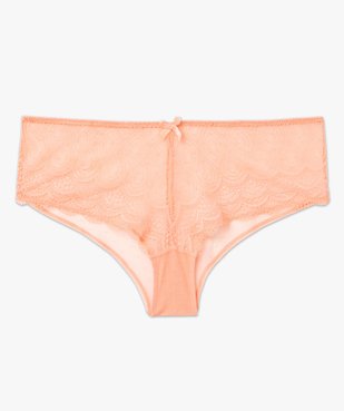 Shorty en dentelle et tulle femme grande taille vue4 - GEMO(HOMWR FEM) - GEMO