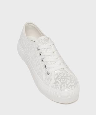 Tennis en toile sur semelle plateforme femme - Follow Me vue5 - FOLLOW ME G4G - GEMO