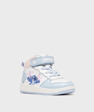 Baskets montantes à lacets et scratch fille - Stitch vue2 - LILO & STITCH - GEMO