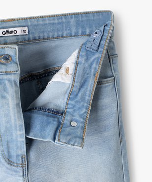 Jean fille coupe ultra skinny 4 poches vue2 - GEMO C4G FILLE - GEMO