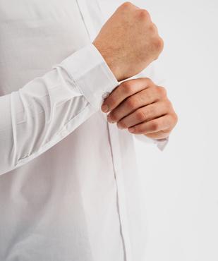 Chemise manches longues regular fit unie facile à repasser homme vue9 - GEMO (HOMME) - GEMO