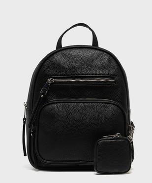 Sac à dos avec porte-monnaie assorti femme vue4 - GEMO (ACCESS) - GEMO