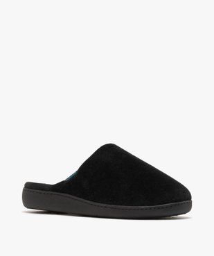 Chaussons mules en velours homme - Isotoner vue2 - ISOTONER - GEMO