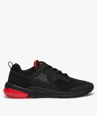 Baskets homme bi-matières colorées à lacets - Kappa vue1 - KAPPA - GEMO