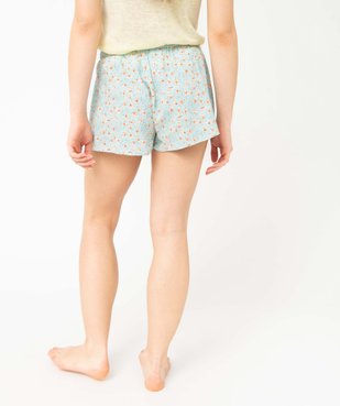 Short de pyjama femme ample et fluide à motifs vue3 - GEMO(HOMWR FEM) - GEMO